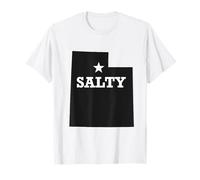 Salty Utah Design Salt Lake SLC Sassy Funny Humor T-Shirt