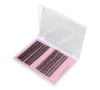 Saluaqui 240 Pièces D Grappes de Faux Cils Individuels Réalistes Kit D'extension de Cils Bricolage Polyvalent Longueurs Allant de 10 Mm à 16 Mm pour un Usage Professionnel et Domestique Améliorez