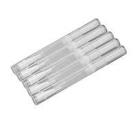 Saluaqui 4,5 Ml Brosse à Styles d'huile à Ongles Vides pour la Nourriture Facile Ongles et la Cuticule - Transparent Rechargeable Traitement des Stylo et Récipient de Brillant Lèvres