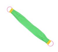Saluaqui 450D Gros Grain Sable Gommage Serviette Exfoliante Jaune (GREEN) | Exfoliant à sable grossier double face, poignée ergonomique pour une conception facile de la bande arrière, adaptée à la