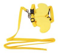 Saluaqui Adoptable Ducks Harness Lash Ensemble avec Sangle en Nylon | Corde de Traction en Petite Taille en Petite Taille pour la Marche en Plein Air | Fournitures de Volaille pour l'oie de Poulet