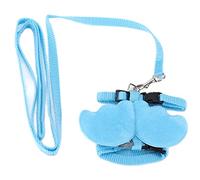 Saluaqui Adoptable Ducks Harness Lash Ensemble avec Sangle en Nylon | Corde de Traction en Petite Taille en Petite Taille pour la Marche en Plein Air | Fournitures de Volaille pour l'oie de Poulet