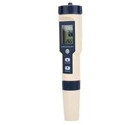 Saluaqui Advanced 5-en-1 PH/Salinité Numérique/Temp/TDS/EC Meter - Tester DE QUALITÉ DE l'eau Multifonctionnel avec Compensation DE Température Automatique pour la Maison, Le Jardin et