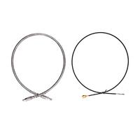 Saluaqui Arbre Flexible de Moulin Suspendu électrique avec Accessoire de Meulage d'extension de Tuyau en Acier Inoxydable et en Caoutchouc pour les Projets de Travail des Métaux et de Bricolage