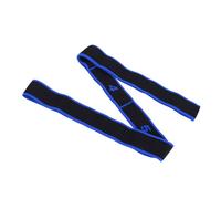 Saluaqui Band de Résistance Multi-boucles pour le Yoga et la Danse Latine étirement - Sangle élastique de Fitness Rouge pour l'exercice, le Pilates et les échauffements (BLUE)