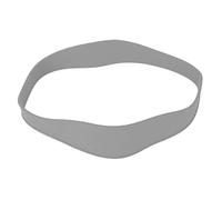 Saluaqui Bande de Coupe de Cheveux en Silicone Incurvée pour Modèle de Coupe en décolleté | de Cheveux Noires de Bricolage | Modèle de Guide de des élastiques Doux (GREY)