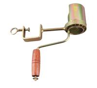 Saluaqui Batteuse à Maïs à Manivelle avec Conception Ergonomique Mécanisme d'épluchage Efficace Serrage Robuste pour une Poignée en Bois Facile et Confortable Décortiqueur de Maïs Manuel pour un