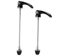Saluaqui Bicycle Hub Release Rapide Brochette Lever Aluminium ALLIAM 100 Mm Avant 135 Mm Parts Arrière Noirs pour Les Vélos de Montagne et de Route (Black)
