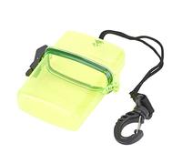 Saluaqui Boîte de Scellage en Kayak en Plastique Transparent sous-Marin avec Crochet de Corbe pour Surfer et Petits Appareils électroniques (Jaune Transparent)