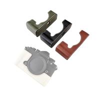 Saluaqui Boîtier de Protection de la Caméra Portable Style Rétro avec Bandoulière pour ZF/Z F - Conception Inférieure d'ouverture, Cuir Synthétique Premium, Poignée Améliorée (White)