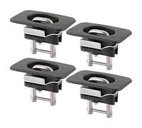 Saluaqui Bonnes de Crochets d'ancrage à égalité Premium pour 1998-14, 4pcs en Acier Inoxydable et Plastique, capacité de Charge de 1000lbs, Installation sans Drille, s'adapte à Silverado /