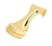 Saluaqui Bridge taillé de la Guitare Tremolo | Gold Metal | Accessoires de Guitare à 6 Chaînes pour le Remplacement du Résonateur | Installation Facile et Améliore le Contrôle du Son (GOLD)