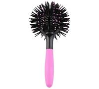 Saluaqui Brosse à Cheveux Boule Ronde 3D, Massage du Cuir Chevelu à 360 Degrés, Forme Sphérique, Brosse à Friser pour Filles, Matériau ABS Long et Fragile, Diamètre 10,5 Cm