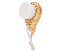 Saluaqui Brosse pour le Visage en Fibre Super Douce avec Manche en Bois avec Action Douce pour une Exfoliation en Profondeur des Soins du Visage et un éclat amélioré de la Peau pour un Usage