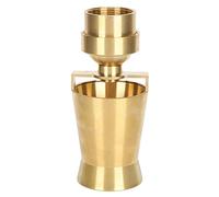 Saluaqui Bulle de Buse de Fontaine d'eau Buzle de la Tour de Glace en Laiton avec Fil Interne de 1,5 Pouce pour Les étangs et Fontaines - Débit Facile à Installer et Réglable
