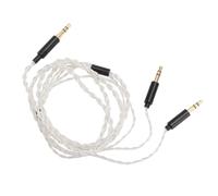 Saluaqui Câble d'écouteur amélioré de 3,5 Mm à Double Cuivre plaqué en Argent 3,5 Mm pour le Remplacement du Casque Sonore sans Perte pour les Ordinateurs Portables T1 II T5 MDR Z7 Sundara