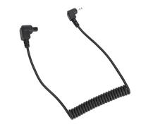 Saluaqui Câble d'obturation de Caméra Léger avec Connexion de Fiche de 2,5 Mm vers C3 pour la Photographie Stable, Cordon de Télécommande en Spirale Extensible, Cordon de Libération de Caméra