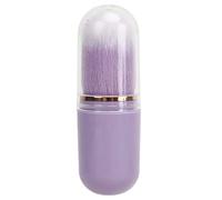 Saluaqui Capsule de Brosse à Poussière à Ongles Rétractable Portable Forme avec Fibre Artificielle pour Rougir et Poudre de Ongles - Violet (PURPLE)