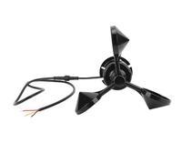 Saluaqui Capteur de de la Vitesse du Vent à Haute Précision avec Anémomètre à Ultrasons pour Usage Extérieur 4 à 20 MA 9-30V - Matériau ABS Fort, Résistant aux Intempéries, Double Sortie de Câble