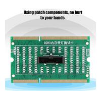 Saluaqui Carte de Post-test de Testeur de Diagnostic d'analyseur DIMM pour PC Portable de Bureau DDR234 avec Lumière LED Outil de Diagnostic de Mémoire DDR4 et Solution de Dépannage pour une (DDR3)