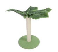 Saluaqui Cat Scratching Post Protection des Meubles Sisal - Stratable Strable Strable Cat Tree Scratch Post avec 3 Boules Suspendues, Conception Verte Intérieure Compacte (Green)