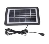 Saluaqui Chargeur Solaire Portable Module de Panneau Solaire Photovoltaïque PV avec Cote Imperméable IP68 et Câble de Connecteur de 1 à 5 pour le Camping et Usage Extérieur