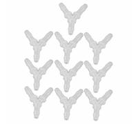 Saluaqui Connecteur de Type Aquarium y 10pcs - Jonction à 3 Voies en Plastique Souple pour la Pompe à Air du Réservoir de Pêche, Raccords de Tuyaux de 3,9 Mm à Haute Température et Résistance à la