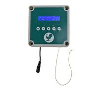 Saluaqui Contrôleur de Porte de Poulet Automatique avec Minuterie et Détection de la Lumière | Motor d'actionneur à Distance IP44 pour Les Coopératives de Volaille | Résistant aux Intempéries