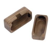 Saluaqui Couverture de Protection élégante en Bois de Noyer pour WF 1000xm5 - Étui sans Fil Artisanal avec Conception d'épreuve d'automne et de Bosse pour Une Charge Sécurisée et Un Accès Facile