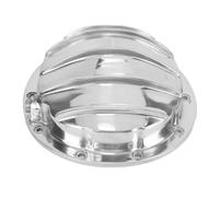 Saluaqui Couverture Différentielle en Aluminium Poli HRCGM85BK - 1/2in NPT, 10 Vis pour la Couverture Différentielle de la Voiture Remplacement de la de Voiture en Biscayne, Caprice, Express et