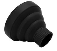 Saluaqui Diffuseur de Sèche-Cheveux Pliable, Accessoire de Sèche-Cheveux Pliable de Voyage Portable pour Bouclés et Ondulés, Design Léger dans une Couleur élégante (BLACK)