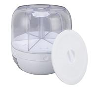Saluaqui Distributeur de Céréales avec 6 Grilles, Récipient de Stockage de Céréales en PP Résistant de 10kg pour la Cuisine Domestique et Boîte de Riz, Idéal pour 20kg de en Vrac (Capacité de 5