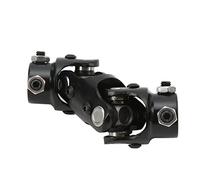 Saluaqui Double Steering U Joint 3/4in DD X 3/4in DD Fit for Steering | Construction en acier à haute résistance pour plus de durabilité et longueur totale de 5,2 pouces pour un diamètre d\'arbre