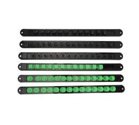 Saluaqui Douille 6 Pièces avec extrémité Amovible de Conception à 360 °/4 Pouces X 28 Clips 3/8 Pouces X 28 Clips/2 24 pour un Rangement et une Organisation Faciles des Outils