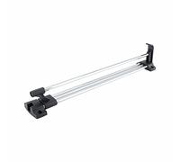 Saluaqui Duty Rail de Penderie Escamotable 40cm | Finition double de la capacité de poids Polyvalent pour les placards et les salles de bains Facile à installer Disponible