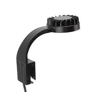 Saluaqui Éclairage Complet d'énergie à LED à Spectre Complet avec une luminosité élevée et une Lampe Clips Réglable pour les Aquariums, 5W Noir
