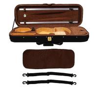 Saluaqui Élégant Boîtier de Stockage de Violon de Taille 4/4 avec Hygromètre intégré, Protection du Coquille Dure et Conception Portable pour Les Soins Améliorés des Instruments