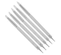 Saluaqui Ensemble de Stylos à Points pour Nail Art, 5 Pièces, avec Poignée en Acrylique, pour Peinture Professionnelle des Ongles, Sculpture et Détails DIY, pour Créer des Designs et des Motifs