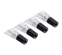 Saluaqui Ensemble de Verseurs d'aérateur 4 Pièces, Bec PC de Haute qualité pour les Fêtes Domestiques, Cadeaux (SILVER)