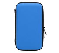 Saluaqui Étui de Transport pour Nouveau 2DS XL 2DS LL Nouveaux 3DS et 3DS avec Pochette de Voyage à Coque Rigide de Protection à 8 Emplacements pour Accessoires de Console Design Rose élégant (Blue)