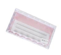 Saluaqui Faux Cils Inférieurs Mélangés 5/6/7mm Boucles Douces en Grappes | 120 grappes mélangées de 5mm 6mm 7mm cils inférieurs doux bouclés conception en forme de I adapté à une utilisation en