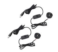 Saluaqui Feux de Spot LED Dimmable Professionnels avec USB 5V, Conception Compacte pour la Vitrine, étui à Bijoux, Entrée, élément Chaud Chaud de l'armoire, 2pcs (Lumière neturale)