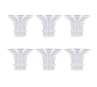 Saluaqui Inserts de Bride pour Pompe Portable Mains Libres 6pcs - Inserts de Silicone Portables 24 Mm Compatibles avec des Spectres de Boucliers pour l'allaitement Confortable (17 mm)