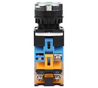 Saluaqui Interrupteur momentané Plat Vert de 22 Mm avec Voyant LED pour Circuit, Application Polyvalente pour les Projets de Bricolage et la Robotique électronique