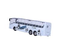 Saluaqui Jouet de Bus de Simulation à échelle 1:50 avec Modèle de Transport en Alliage Léger et Musical pour Les Enfants - Jaune (White)