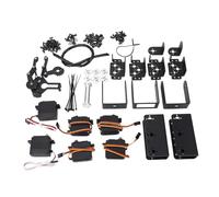 Saluaqui Kit de Griffe de Bras Mécanique avec 6DOF pour Les Applications de Robot Industriel - Manipulateur de Gripper en Aluminium 2 Mm avec Rotation Lisse et Utilisation Polyvalente