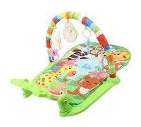 Saluaqui Les Gymnases Musicaux Engageants Jouent des Tapis avec du Piano Réglable, un Tissu Doux pour Les Nourrissons et Nouveau-nés, Vert