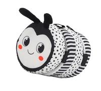 Saluaqui Livre de Nombres de Pare-chocs Pliants avec un Contraste élevé en Noir et Blanc pour les Bébés - Activité éducative Douce Livre en Tissu de Lit pour les Nouveau-nés (Tapez B)