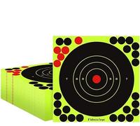 Saluaqui Lot de 50 Pièces Tir à l'arc Cible de Tir Cibles Stickers Muraux Autocollant de Cible, Planches de Tir Auto-Adhésives, Lot de Cibles Réactives de 20,3 Cm