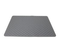 Saluaqui Mat à Housse de Poêle électrique en Silicone surdimensionné avec Conception Ventilée pour la Protection de la Table de Cuisson - Protecteur Supérieur Multifonctionnel Noir pour Cuisine et